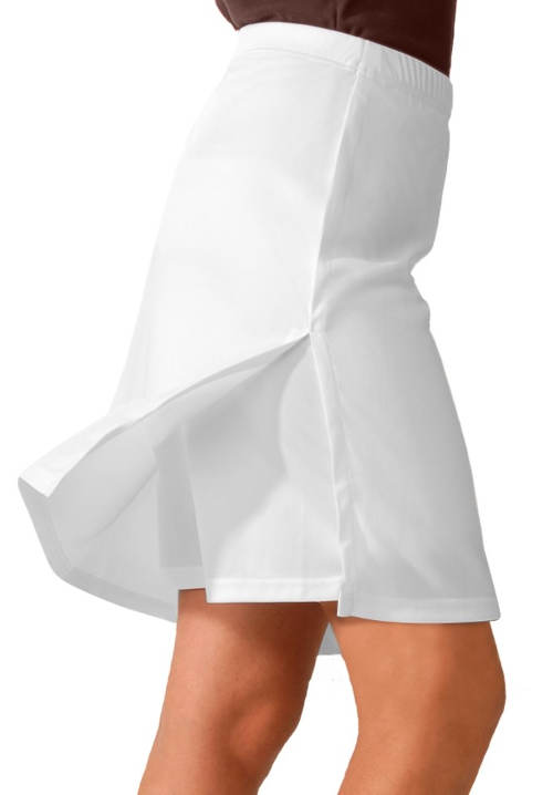 Bílá sportovní kalhotová sukně
