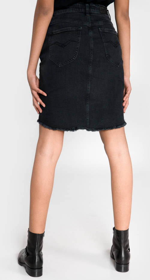 Černá džínová sukně Replay