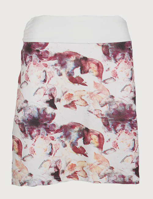 Letní sukně s širokou gumou v pase