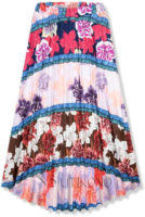 Dámská květinová moderní sukně v komfortní maxi délce