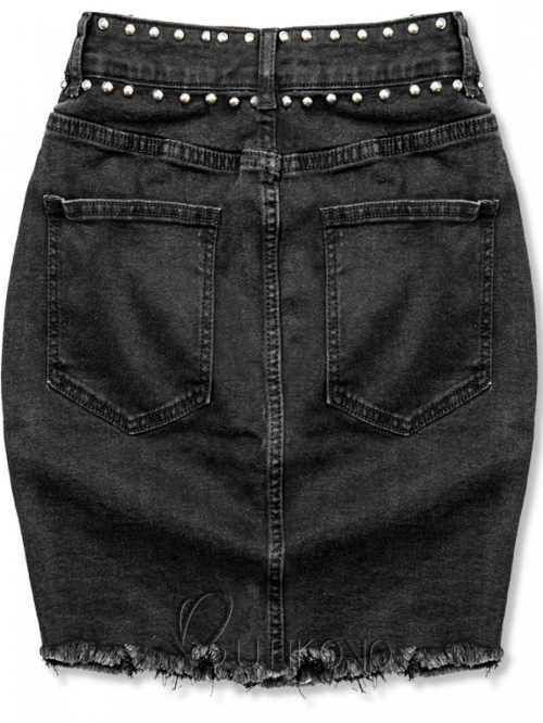 džínová sukně v krátké délce