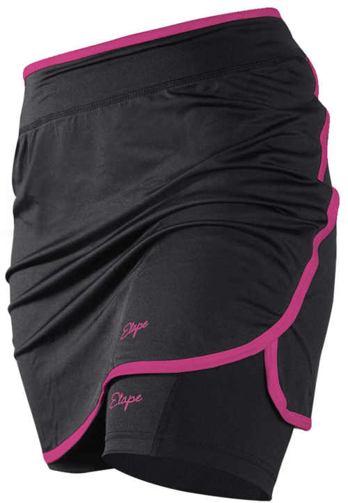 černo-růžová cyklistická sukně