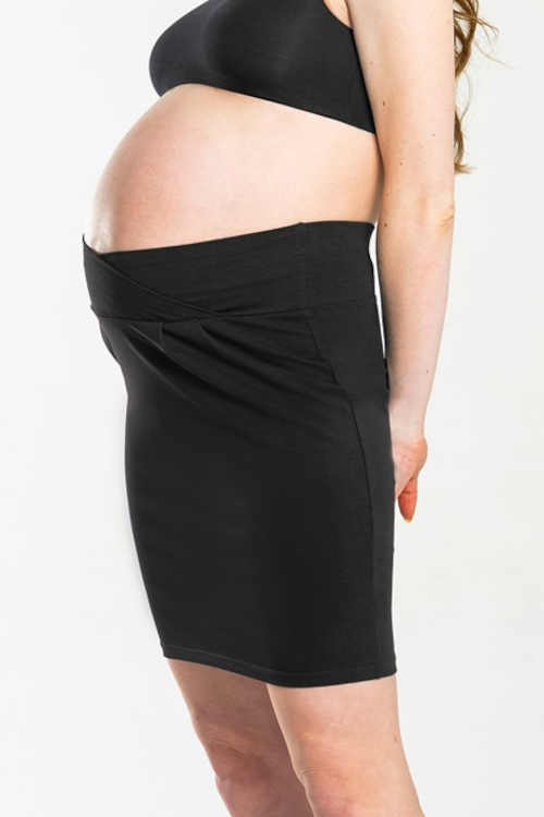 krátká těhotenská bavlněná sukně