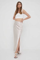 Luxusní jednobarevná dlouhá sukně Calvin Klein s rozparkem